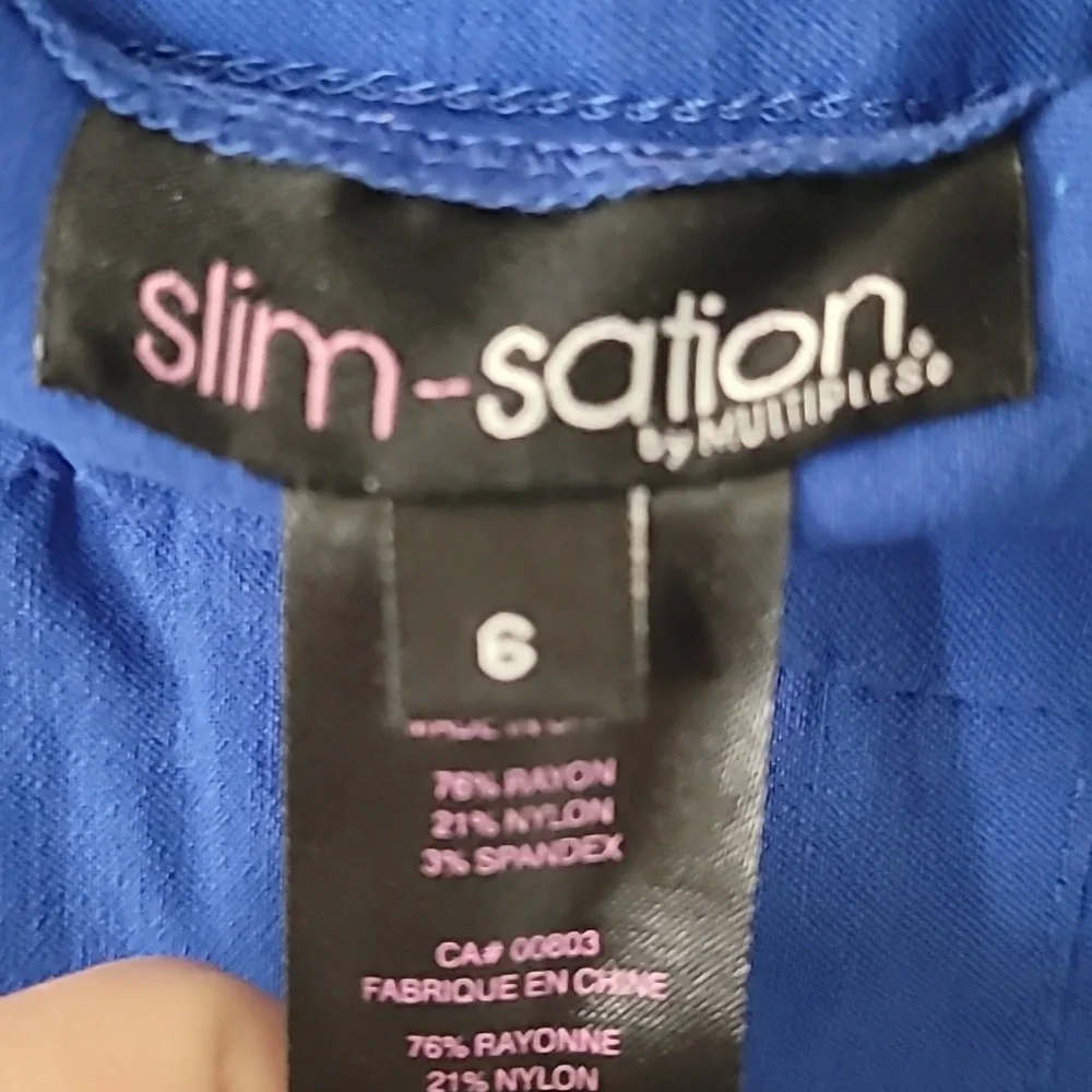 2 for 1!! Slimsations Green/Blue Shorts 6 - Picture 5 of 8